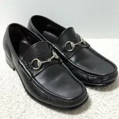 GUCCI ホースビット ローファー ブラック 40.5E 25.5cm