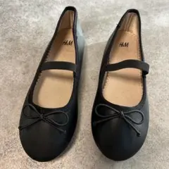 H&M バレエシューズ ブラック EUR31
