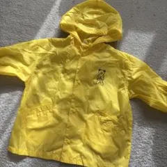 110 サイズ　レインコート　黄色