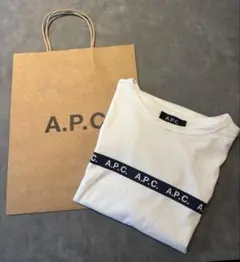 A.P.C. ロゴライン Tシャツ ホワイトのサムネイル
