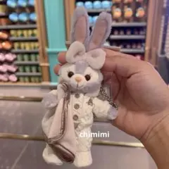 上海ディズニー新作　お休みパジャマ　ステラルーぬいぐるみキーチェーン