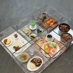ミニチュアフード　詰め合わせインテリア　(ケース付き)