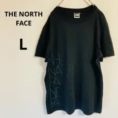 ザ・ノース・フェイス　プリント半袖Tシャツ　【L】　シンプル　グリーン
