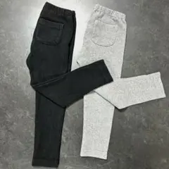UNIQLO リブ レギンスパンツ 2枚セット 美品