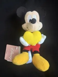【gigo限定】ミッキーマウス ディズニー ぬいぐるみ マスコット ハート