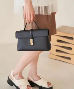 vis ビス ひねり金具ワンハンドルミニショルダーバッグ