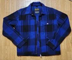 Wrangler PENDLETON 青黒 ブロックチェック ジャンパー Mのサムネイル