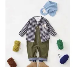 familiar チェック柄シャツ 80サイズ