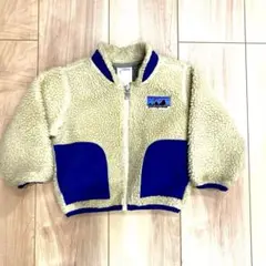 patagonia ベビーレトロX BABY 旧モデル 12M ベージュ/ブルー