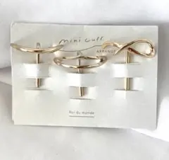 ヘアカフ　ポニーフック　ヘアアクセサリー　髪飾り　ヘアアレンジ　新品　ミニカフ