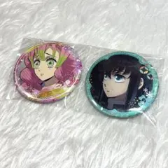 鬼滅の刃　時透無一郎　甘露寺蜜璃 グリッター缶バッチ　vol.2