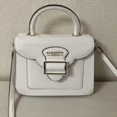 SAMANTHA VEGA ホワイトショルダーバッグ