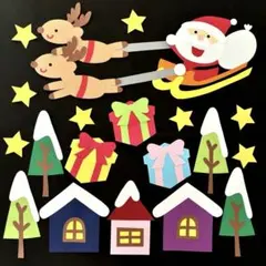 クリスマス壁面