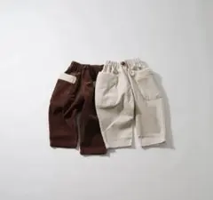 ◎限定価格　韓国こども服　bisque コーデュロイボアポケットパンツ　110
