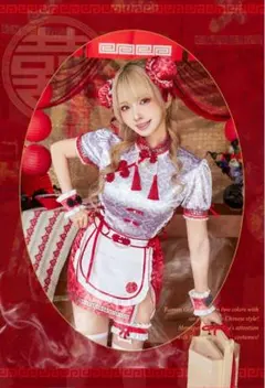 Malymoon シスルコラボ レディローズディープスリットチャイナ - メルカリ