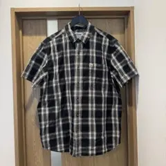 【Carhartt】ショートスリーブ チェックシャツ リラックスフィット XL