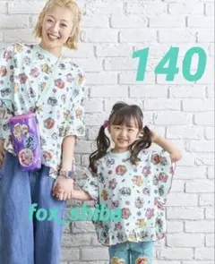 新品 LITTC LINK@ ディズニープリンセス スクエア Tシャツ 140のサムネイル