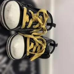 黒 ハイカットシューズ コンバース　13cm