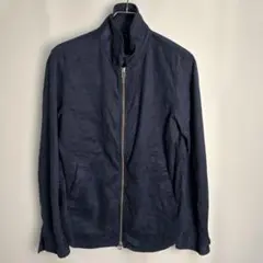 tk. TAKEO KIKUCHI ジップアップ ブルゾン ネイビー　美品のサムネイル