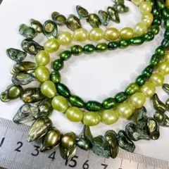 まとめ売り＊淡水真珠＊カラーパール＊3本セットa43