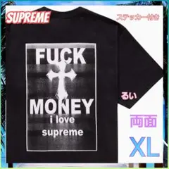 Supreme　シュプリーム　両面　Tシャツ　Fuck Money Tee　黒のサムネイル