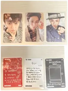 BOYNEXTDOOR THE ACTION リウ 赤白黒　コンプ（バラ売り可）