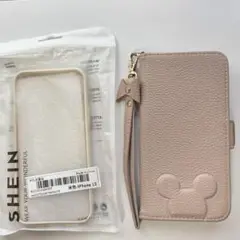 iPhone 12 手帳型ケース ピンク