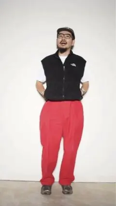 POLO RALPH LAUREN ポロチノ ツータック 赤 USA 西野大士