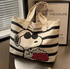 [新品]スヌーピー SNOOPY キャンバストートバッグ