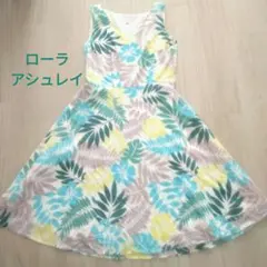 LAURA ASHLEY ノースリーブ ワンピース