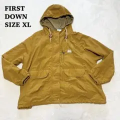 美品　FIRSTDOWN ファーストダウン　マウンテンパーカー　XL ベージュ