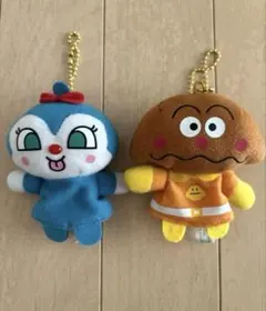 アンパンマン ふわふわゆび人形 カレーパンマン & コキンちゃん 2点セット