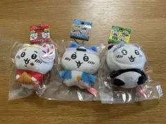 【ご当地】ちいかわ　ぬいぐるみマスコット 3点セット