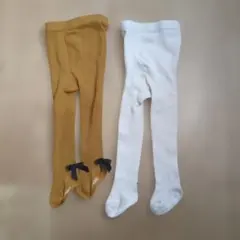 【新品未使用】 バースデイ　UTAKATADECO 　ベビータイツ　2点セット