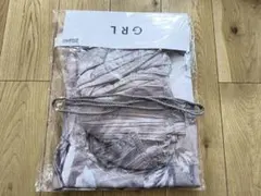 GRL 花柄 浴衣・帯セット グレー系