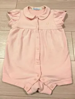familiar♪ピンク♪襟付きロンパース♪70cm