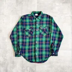 60s OSHKOSH オシュコシュ チェック柄 ヘビーネル ネルシャツ