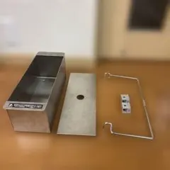 ステンボックスハーフユニット＋ハーフハンガーユニット+リッドトレー