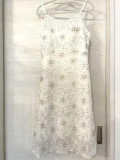 ワンピース 前撮り ウェディング 花柄 結婚式　韓国風