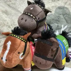 サラブレッドコレクション　マスコットボールチェーン29 3体