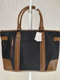 【新品未使用】JUNMEN トートバッグ ブラック/ブラウン