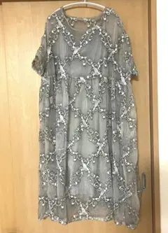 FRENCH PAVE 半袖ワンピース