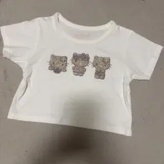 レピピ/日焼けキティ クロップドTシャツ Lのサムネイル