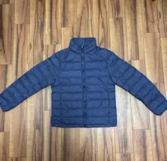 ユニクロ キッズウルトラライトダウンジャケット ネイビー　150