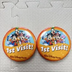 アメリカ カリフォルニア ディズニーランドリゾート 1st Visit! バッジ