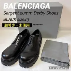 未使用/付属品完備 BALENCIAGA Sergent Derby サイズ43のサムネイル