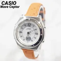 CASIO カシオ ウェーブセプター 電波ソーラー時計 アナデジ レディース