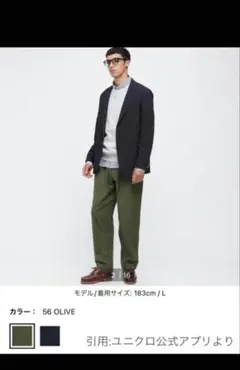 ユニクロベイカーパンツ