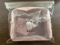 マヌルネコ メッシュポーチ ピンクのサムネイル