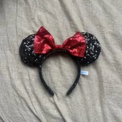 ディズニー ミニー カチューシャ スパンコール